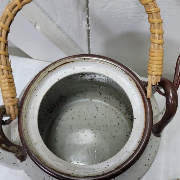 Vintage Otagiri Autumn Stoneware Tea Set | Teapot & 6 Cups | Retro MCM Japan - Picture 7 of 16